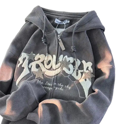 Star Trouble Hoodie: Edgy, Bold, Unstoppable