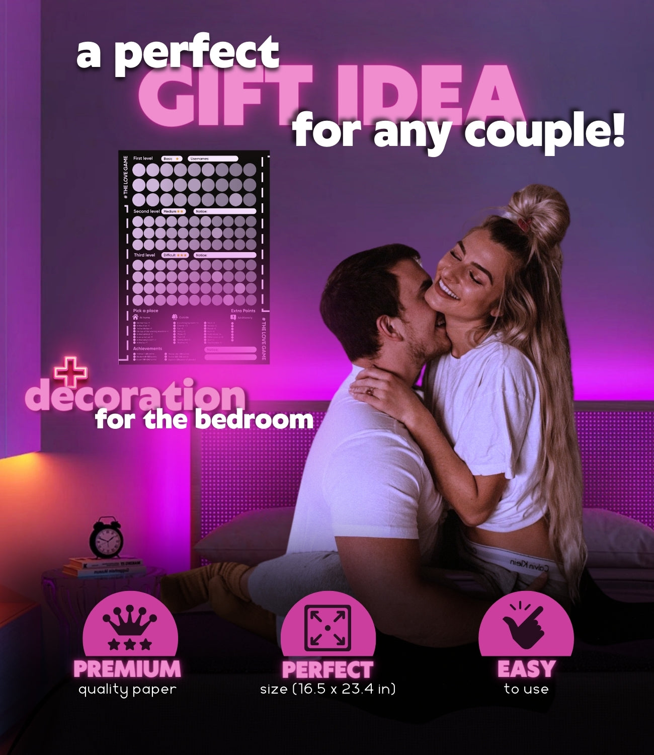 Lusty Cupid Love Scratch Poster
